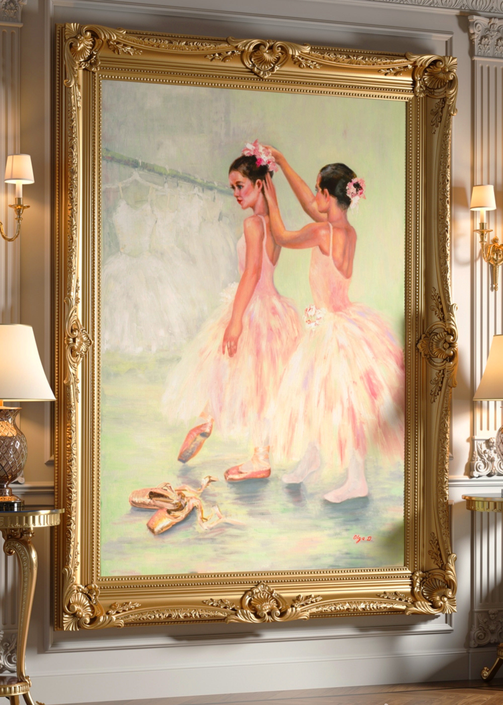 In the Dressing Room.     Olga D.