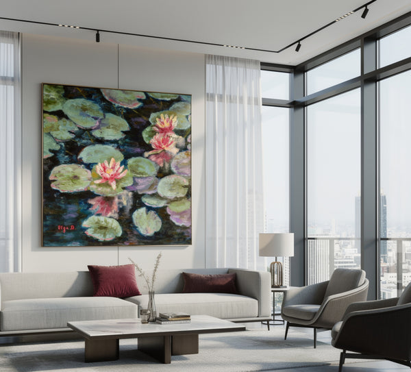 Water Lilies.     Olga D.