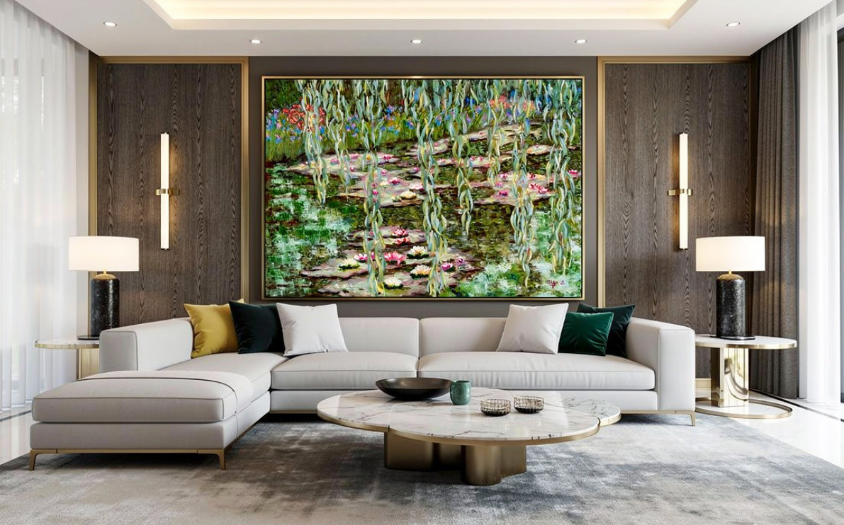 Waterlily Pond.     Olga D.