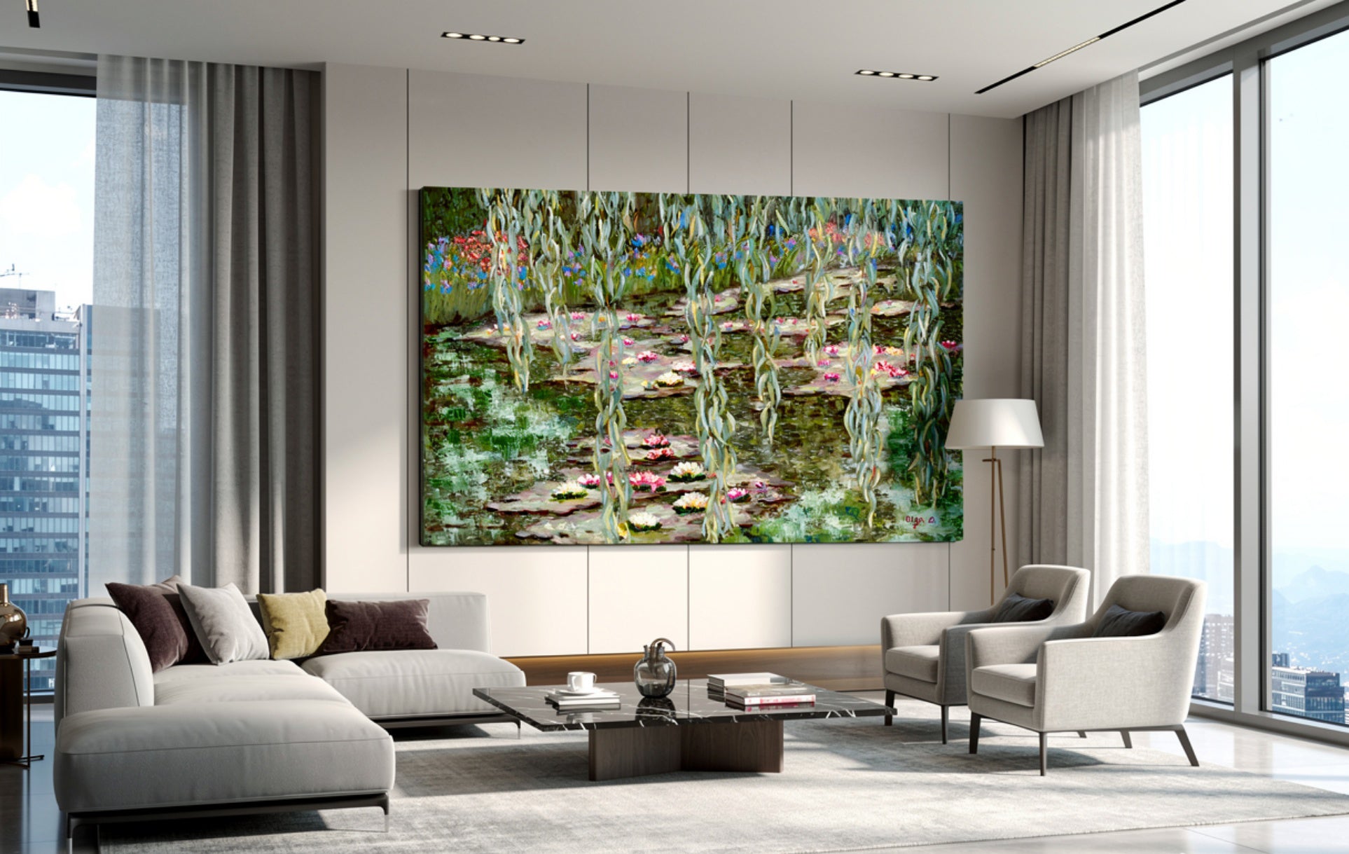 Waterlily Pond.     Olga D.